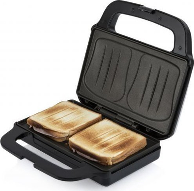 Aparat për sanduiça DOMO DO9195C, 900W, pllaka jo-ngjitëse, i zi