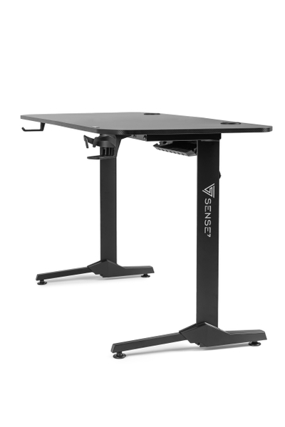 Tavolinë SENSE7 Nomad Basic, 140cm x 60cm, e zezë
