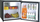 Mini frigorifer Optimum LD-0055, 46L, ndarje ngrirëse, inox