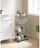 Kabinet me rrota KSC010G01, 4 rafte, gri