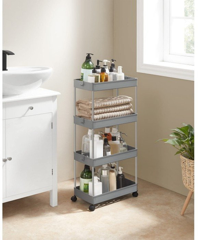Kabinet me rrota KSC010G01, 4 rafte, gri