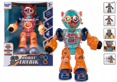 Lodër robot Artyk Robot Trybik, ecëse me drita dhe tinguj, me predha, shumëngjyrësh