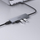 Stacion lidhës USB-A Aukey CB-H3, 4 porte, 5Gbps, i argjendtë