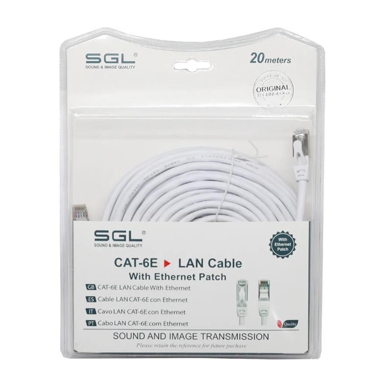 Kabllo interneti CAT-6E 20 m – SGL