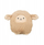 Lodër për qen Trixie Plush Sheep, pelush me fishkëllimë, 16cm, bezhë