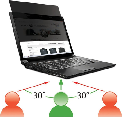 Filtër privatësie për laptop Mobilis 016229, 14.1", pa kornizë