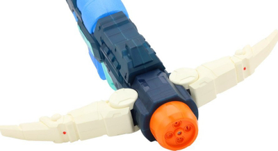 Pistoletë me uj Leantoys Water Gun, 1000 ml, rreze 8 m, blu