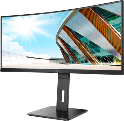 Monitor AOC CU34P2A - LED, 34", UW-QHD, i zi
