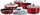 Set enësh gatimi BerlingerHaus BH-1674, 9 copë, të kuqe