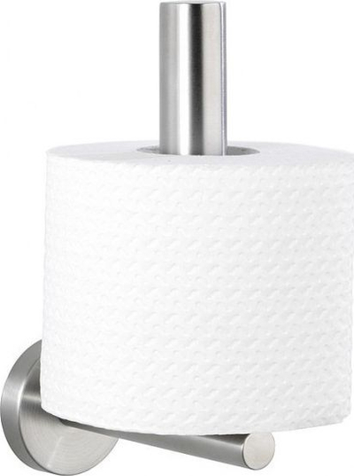 Mbajtëse muri për letër higjienike Wenko Bosio, çelik inox, mat, ngjyrë argjendi