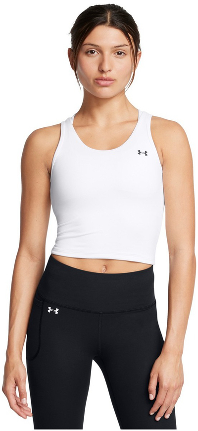 Maicë sportive pa mëngë Under Armour Motion për femra, e bardhë