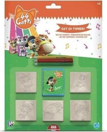 Set vula vizatimi Multiprint Dante 44 Cats 5986, 5 copë