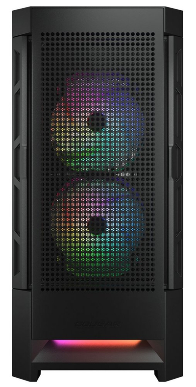 Kasë COUGAR PC DUOFACE Pro Mid Tower, 2 x ARGB 140mm, 1x 120mm, e zezë
