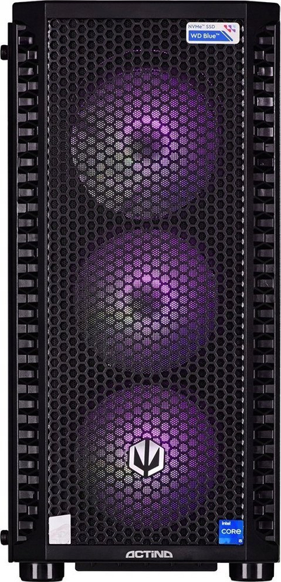 PC desktop Actina me Intel Core i5-14400F, 32GB RAM, 1TB SSD, RTX 4060, i zi