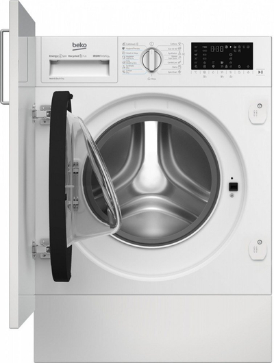 Lavatriçe–thanëse Beko B5DBT68547W, 8 kg 5 kg, 1400 rpm, e bardhë