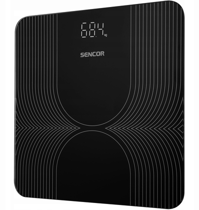 Peshore banjo Sencor SBS 2476BK, kapacitet 180kg, ekran LED, e zezë