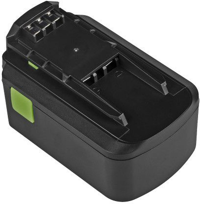 Bateri veglash Green Cell për Festool BPC18, 18V, 5Ah, e zezë