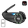 Interkom për motoçikletë Ejeas Q8, wireless, montim në helmetë, i zi