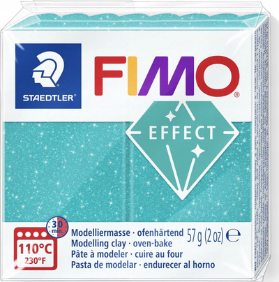 Полимерна глина STAEDTLER FIMO Effect Galaxy Turquoise, за печење во рерна, 57g