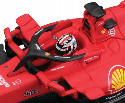 Maket makine Formula 1 Bburago Ferrari SF21, shkalla 1:43, diecast, i kuq