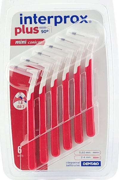 Furça ndërdentare Interprox Plus 90° Mini Conical, 2 4mm, set 6 copë