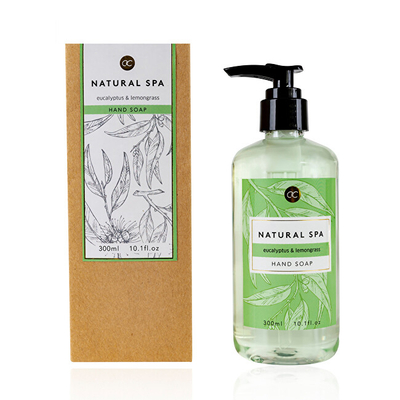Sapun i lëngshëm për duar Accentra Natural Spa Eucalyptus & Lemon Grass, 300 ml