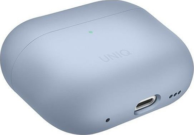 Mbulesë silikoni Uniq Lino për AirPods Pro, mbrojtëse, blu
