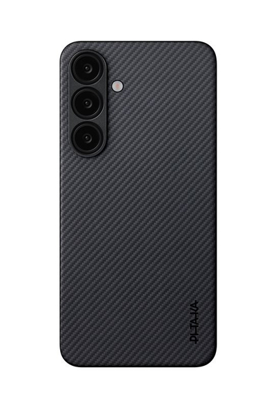 Mbrojtëse për celular Pitaka Ultra-Slim për Samsung Galaxy S25+, e zezë