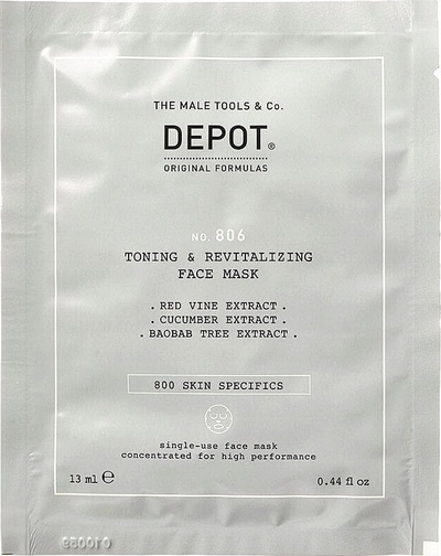 Set me maska fytyre Depot Skin Specific Nr. 806, 12 copa, acid hialuronik, 13 ml