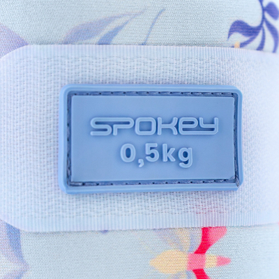 Pesha kyçi dhe kyçi këmbë Spokey The Bloom, 2 x 0.5 kg, neopren, gri