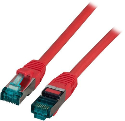 Kabllo rrjeti EFB Elektronik RJ45 Cat.6A S/FTP, 7.5 m, LSZH, e kuqe