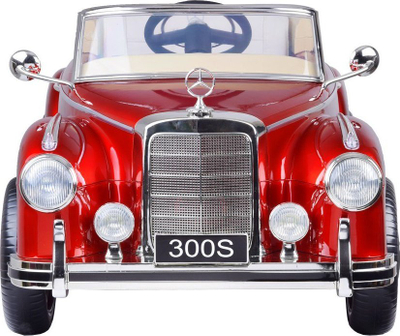Makina elektrike për fëmijë Mercedes-Benz 300S, 12V, me telekomandë, e kuqe