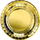 Pjata letre Golden Plates, të rrumbullakëta 18cm, set 6 copë, ngjyrë ari metalik