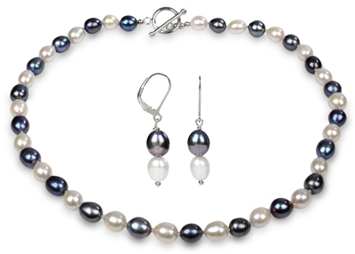 Set qafore dhe vathë JwL Luxury Pearls JL0162