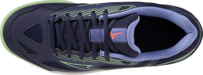 Патики за одбојка за деца Mizuno Cyclone Speed 4 Jr, гумен ѓон против лизгање, за затворени сали, темно сина