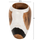 Vazo tavoline dru teak 16×16×26 cm (HM7728)