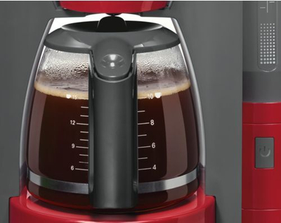 Aparat për kafe Bosch TKA 6A044, 1200 W, 1250 ml, i kuq
