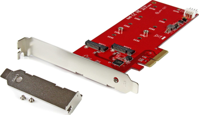 Kart kontrolli StarTech.com 2x M.2 SATA SSD, PCIe, NGFF