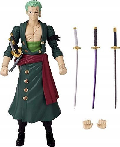 Figurinë Bandai Anime Heroes One Piece Roronoa Zoro, 16.5 cm, artikuluese, shumëngjyrëshe