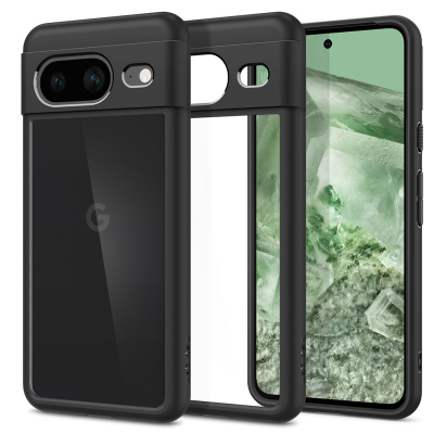 Mbrojtëse për celular Google Pixel 8 Spigen Ultra Hybrid, e zezë