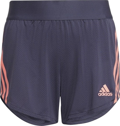 Pantallona të shkurtra adidas 3S KN Short Jr HE2098, për goca, poliestër, blu navy