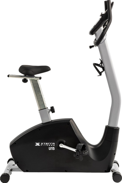 Bicikletë stërvitje magnetike Xterra U15 Ergometer, me ekran LCD, rezistencë e rregullueshme, gri