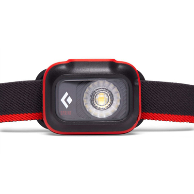 Llambë koke Black Diamond Sprint 225, 225 lumen, rimbushëse USB, e zezë