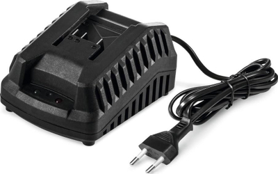 Karikues baterie për vegla elektrike 20V, kompatibil 2Ah dhe 4Ah, i zi