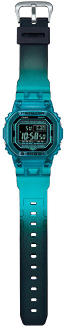 Orë digjitale për meshkuj Casio, e kaltër