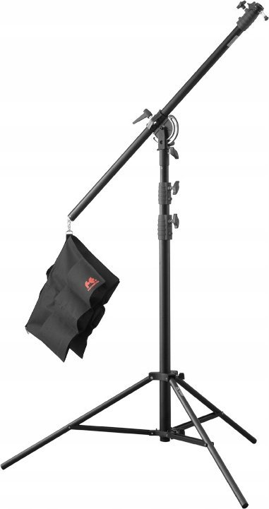 Статив за осветлување FalconEyes LSB-8 со boom arm, алуминиумски, професионален, црн