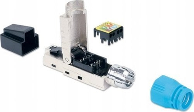 Prizë modulare rrjeti Intellinet 791199, RJ45 Cat8.1, STP, toolless