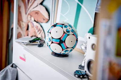 Set ndërtimi LEGO Editions 43019 Soccer Ball, dekorativ