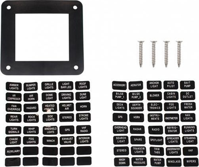Kuti siguresash MTuning Fuse Box F, 6x Type A, 12V 24V, e zezë