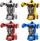 Lodër makinë robot Lean Toys Auto Robot 2in1, transformim makinë sportive në robot, plastike, shumëngjyrëshe